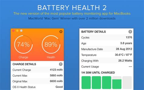 Battery Health 2: Stats & Info for Windows Pc & Mac: Free Download (2023) | Pcmacstore.com