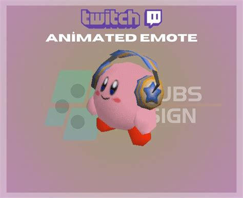 Animated Twitch Emote Dancing Kirby Emote Dance Emote Cute - Etsy