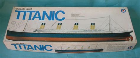 Titanic Model Ship Kit 1/350 Scale Vintage Entex Bags Sealed Parts Mint ...