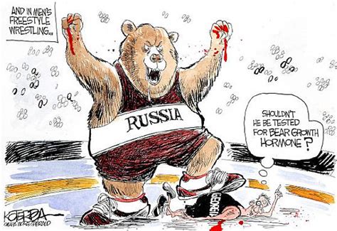 Cartoons: Russia pins Georgia for the gold – Orange County Register