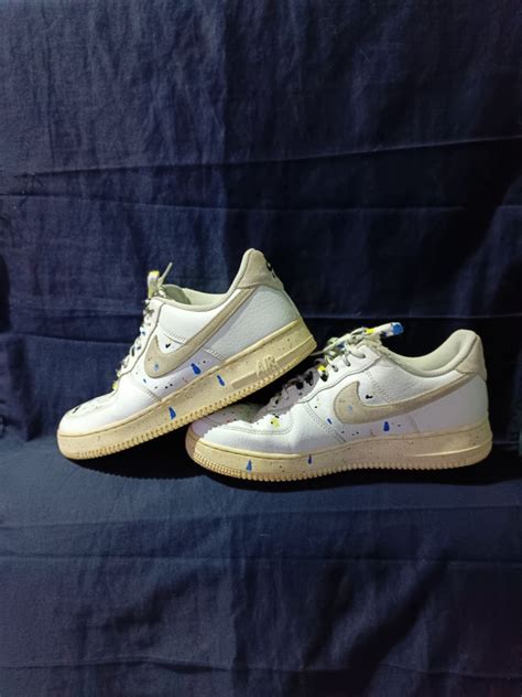 AF1 paint splatter, Men's Fashion, Footwear, Sneakers on Carousell