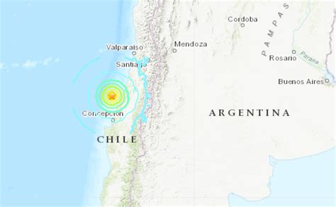 M6.8 earthquake hits off Maule, Chile - Strange Sounds