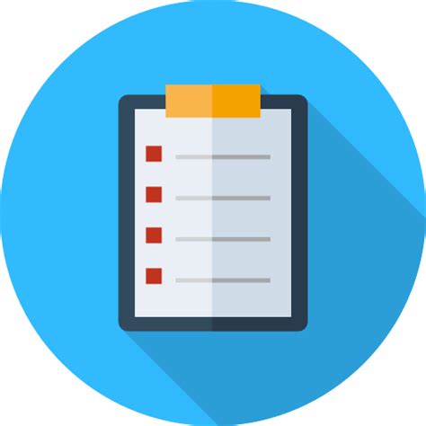 Lista de verificación - Iconos gratis de educación