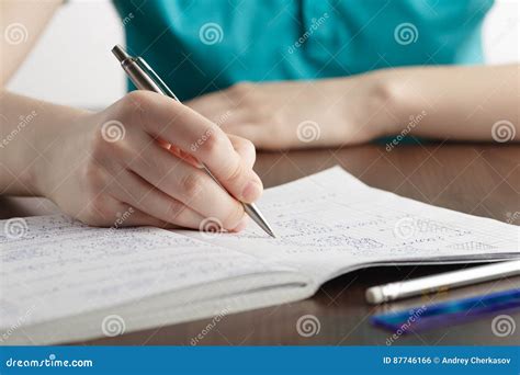 Girl Solving a Math Problem Stock Photo - Image of girl, happy: 87746166