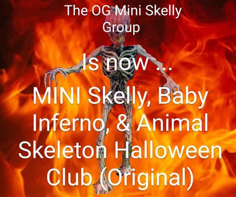 Mini Skelly, Baby Inferno, & Animal Skeleton Halloween Club (Original)