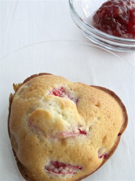 Breakfast Heart-Shaped Strawberry Muffins - Cha-Ching on a Shoestring™