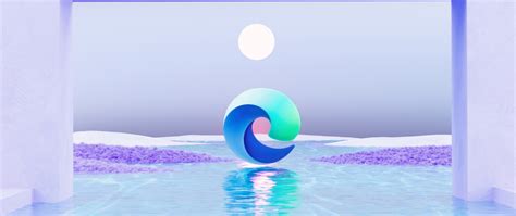 Microsoft Edge Wallpaper 4K, Moon, Landscape, Surreal