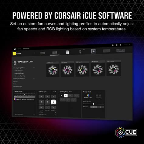 Corsair iCUE COMMANDER CORE XT, Digital Fan Speed and RGB Lighting ...