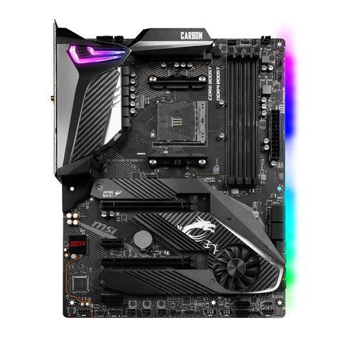 MSI AMD Ryzen MPG-X570-PRO-CARBON-WIFI AM4 PCIe 4.0 ATX Motherboard ...