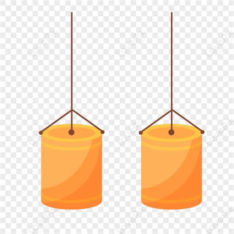 Cambodian New Year Orange Lantern,cartoon Clip Art,festival ...