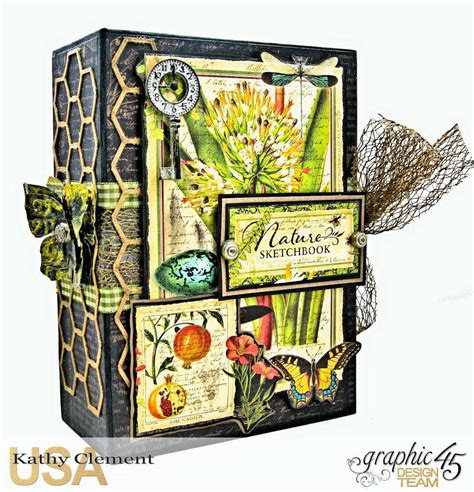 Graphic 45 Nature Sketchbook Correspondence Kit - Kathy by Design