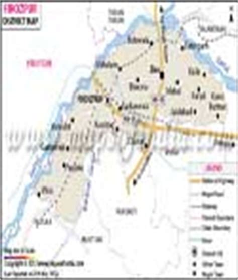 Punjab Districts Map, Districts of Punjab