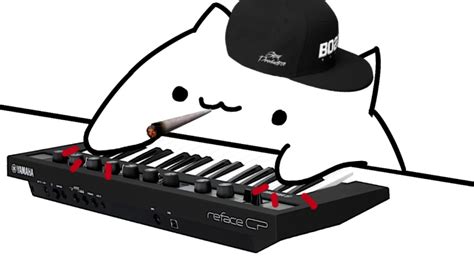 Bongo cat, but with a keyboard, and hip hop - YouTube