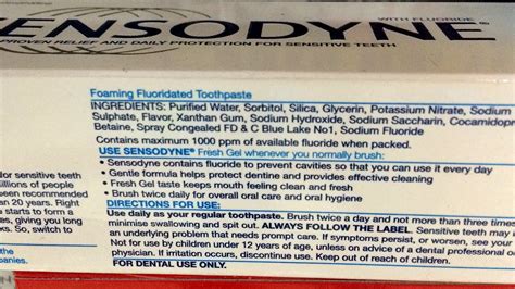 Side Effects Of Sensodyne Toothpaste - Effect Choices