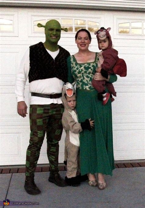 Shrek and Fiona Family Halloween Costume