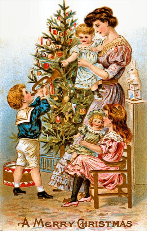 Vintage Ephemera: Victorian Christmas Card