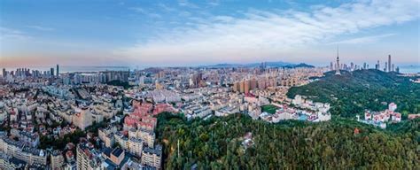 Premium Photo | Aerial photography china qingdao city architecture landscape skyline