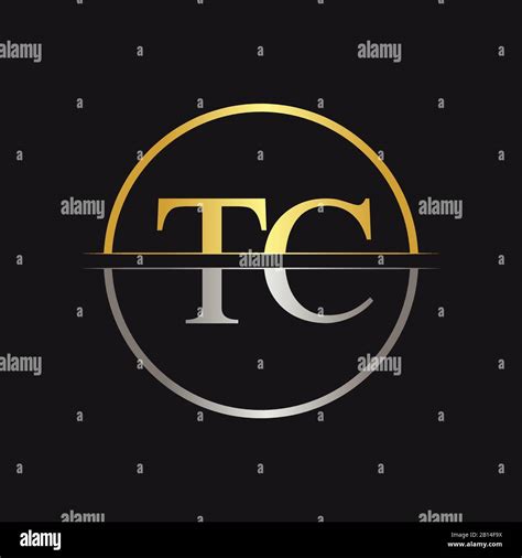 Initial Letter TC Logo Design Vector Template. Linked Typography TC Letter Logo Design Stock ...