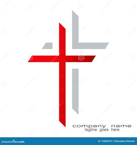 Creative Sample Design Cross Logo Stock Vector - Illustration of brand ...