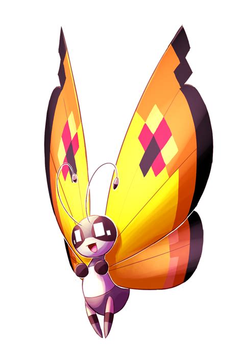 Vivillon | Pokemon sketch, Pokemon art, Cute pokemon pictures