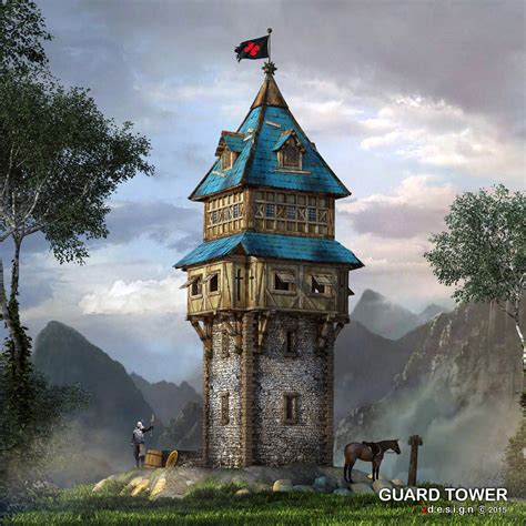 GUARD TOWER - Epic Medieval by zernan suarez at Coroflot.com