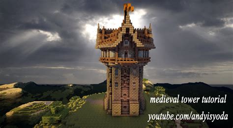 Medieval watchtower tutorial Minecraft Map