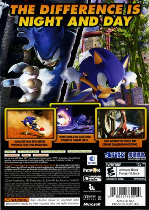 Sonic Unleashed for Xbox 360 - Sales, Wiki, Release Dates, Review, Cheats, Walkthrough