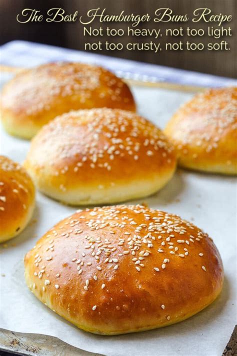 Best Hamburger Buns Recipe . Not too heavy or too soft. The best!!