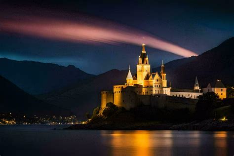 Castle At Night Stock Photos, Images and Backgrounds for Free Download