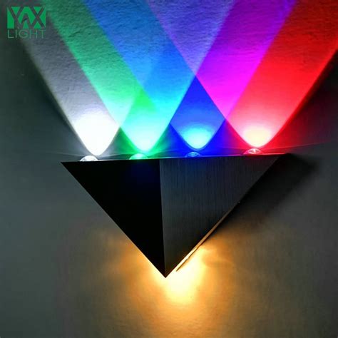 YWXLight 5W Triangle Creative LED Wall Lamp Corridor Aisle Lights Bar Bedroom Living Room Wall ...