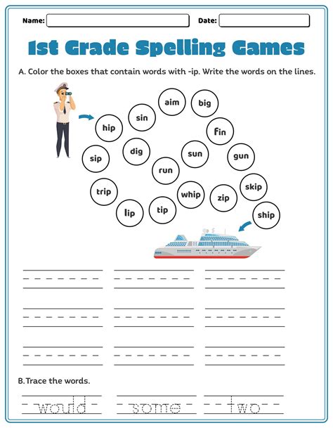 9 Best Images of Printable 1st Grade Spelling Games - Printable Spelling Games, Kindergarten ...