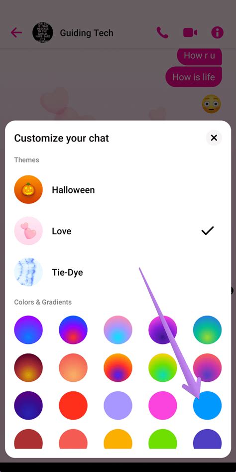 How to Change or Remove Themes in Facebook Messenger - Guiding Tech