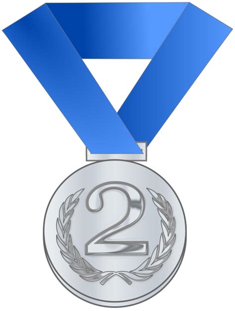 Silver medal / award - Openclipart