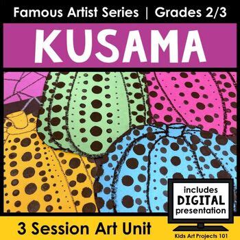 Kusama Dot Pumpkin Art Project Famous Artist Elementary Art Lessons