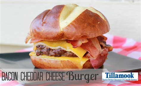 Bacon Cheddar Cheese Burger | Simply Being Mommy