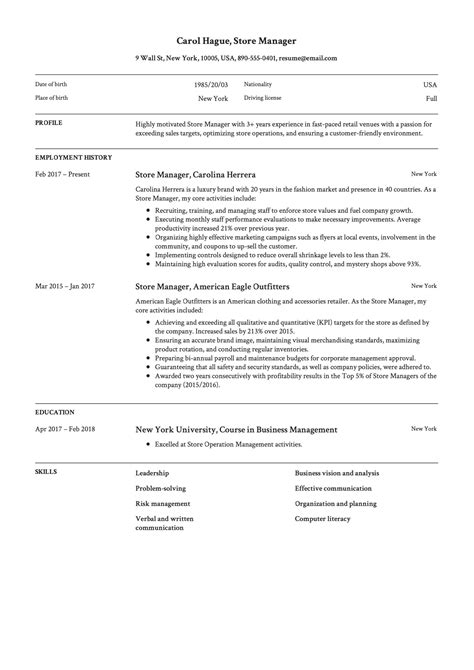 Sample manager resume - myteice