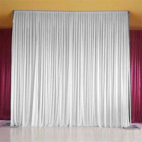 LUVODI Ice Silk Wedding Party Background Curtain & Reviews - Wayfair Canada