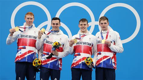 Relay quartet roar to stunning Olympic glory | Swimming News | British ...