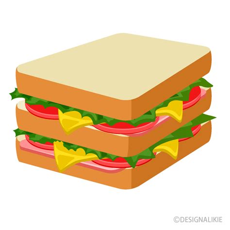 Big Sandwich Clip Art Free PNG Image｜Illustoon