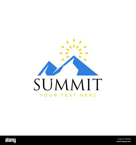 Summit logo design template vector isolated illustration Stock Vector ...