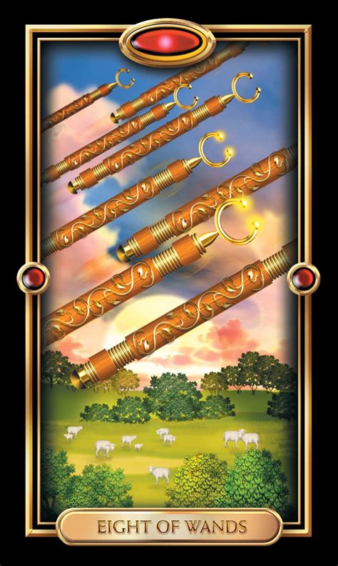 Minor Arcana - Eight of Wands - Numerologist.com