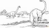 Brachiosaurus Coloring Pages  Learny Kids sketch template