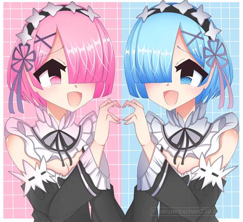 Re:Zero Fanart - Rem and Ram by yanderexchan239 on DeviantArt