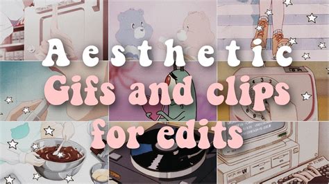 Aesthetic clips and gifs you can use for edits - YouTube