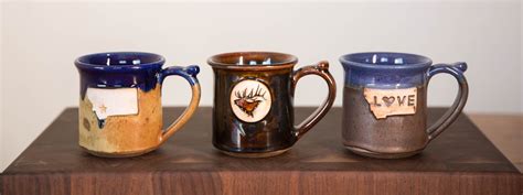 Custom Logo Mugs - Handmade Pottery - Mountain Arts Pottery