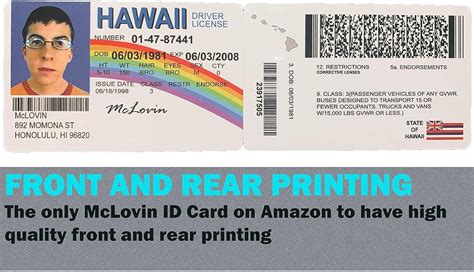 Mclovin ID Card From Movie Superbad Ultra High, 50% OFF