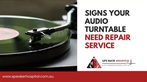 PPT - Signs your audio turntable need repair service PowerPoint ...