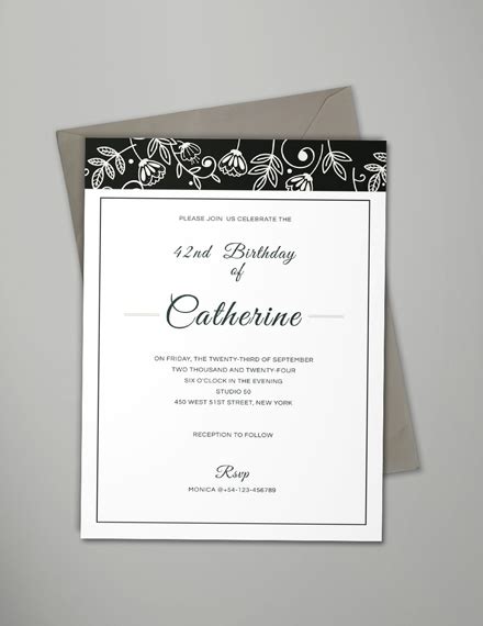 Formal Event Invitation