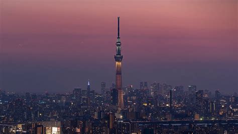 4K Timelapse Sequence of Tokyo, Japan - The Sky Tree Tower in Tokyo ...