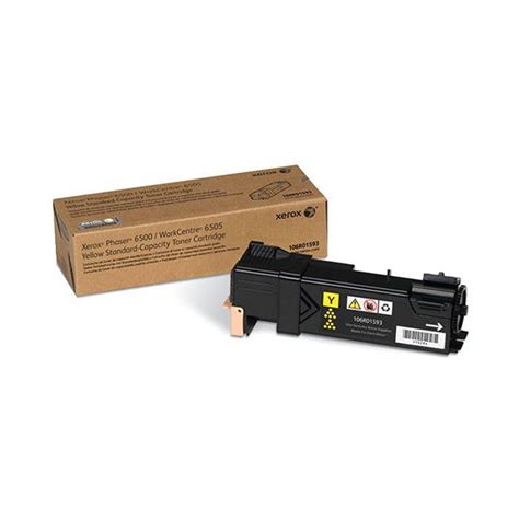 Xerox 106R01593 Laser Toner Cartridge, Standard Capacity Yellow, OEM - 4inkjets